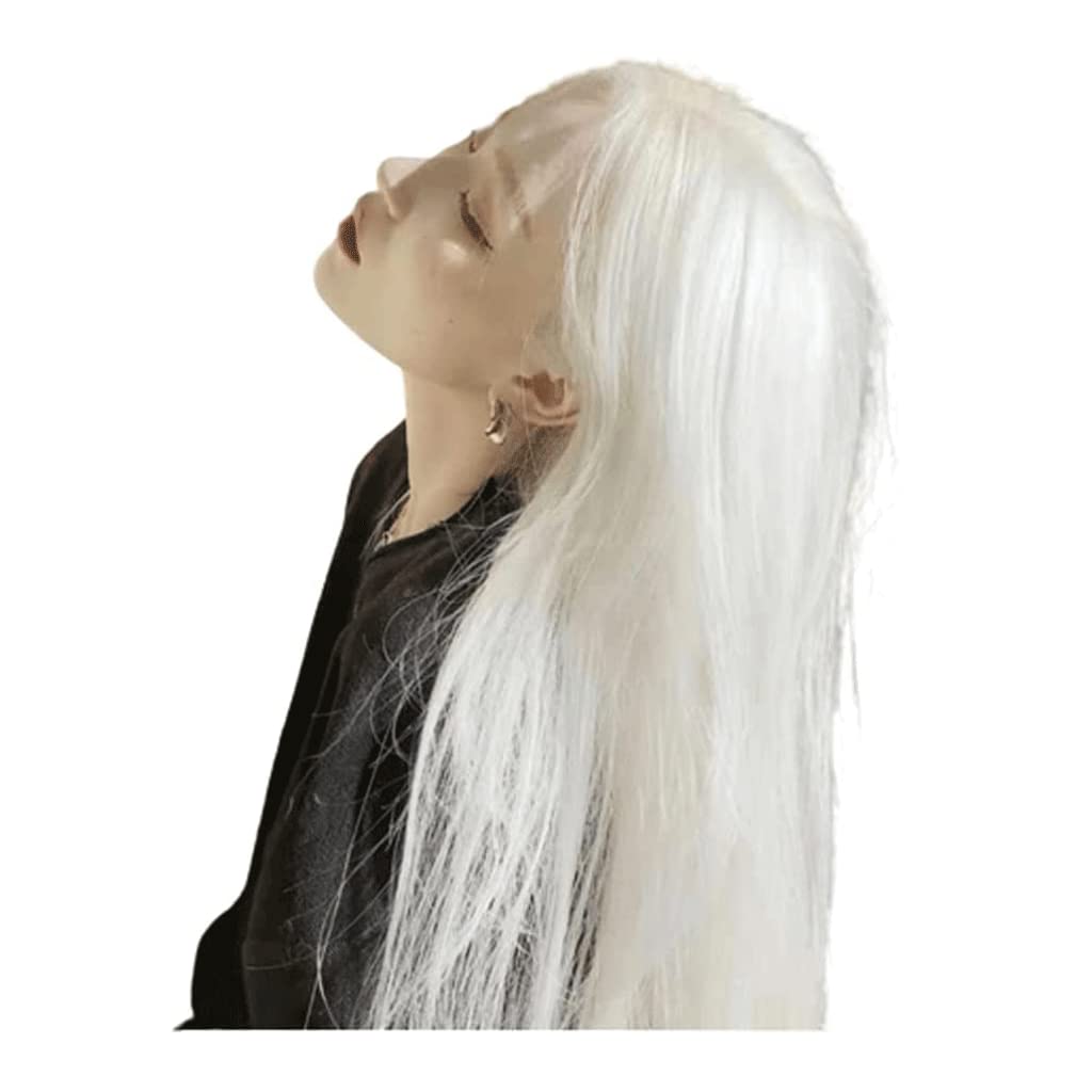 parrucca realistica Parrucche Dolci E Carine Parrucche Multicolori Parrucche Lunghe Per Capelli Lisci Parrucche Sintetiche Resistenti Al Calore Parrucche Da 60 Cm / 24 Pollici eleganza naturale