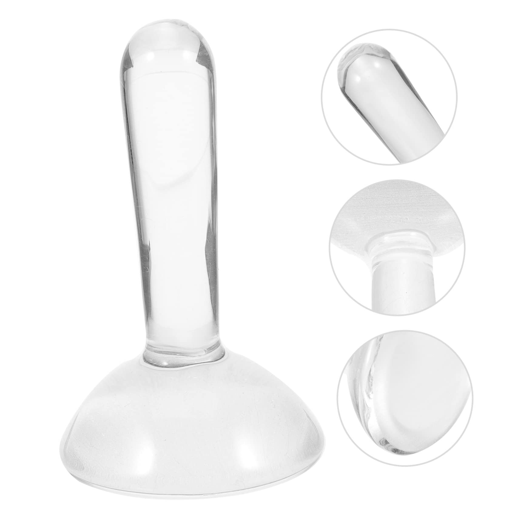 3 Pilons Verre Pour Broyage Pigments - Outil Meulage Aquarelle, Minéraux - Fond Plat, Verre Robuste