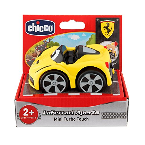 Carrinho Mini Turbo Touch Ferrari Amarela, Chicco, Amarelo