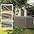 TARKARI 320 Gallon Outdoor Storage Box Waterproof, Resin Deck Boxes with Lockable Lid & UV-Resistant for Patio, Pool, Garden Furniture Cushions & Accessories, Coffee