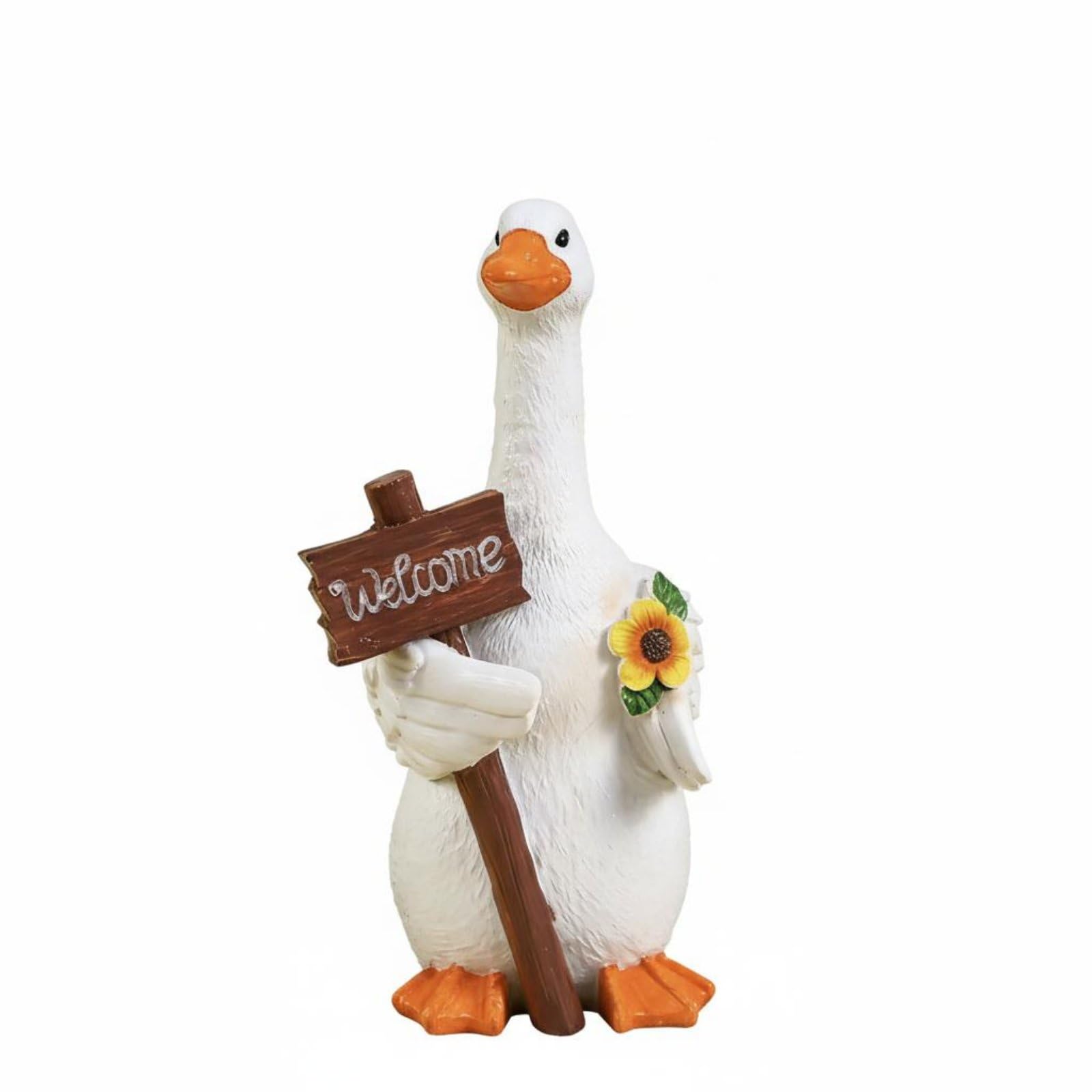 Figurine de canard décoration extérieure pour égayer un jardin triste ou vide