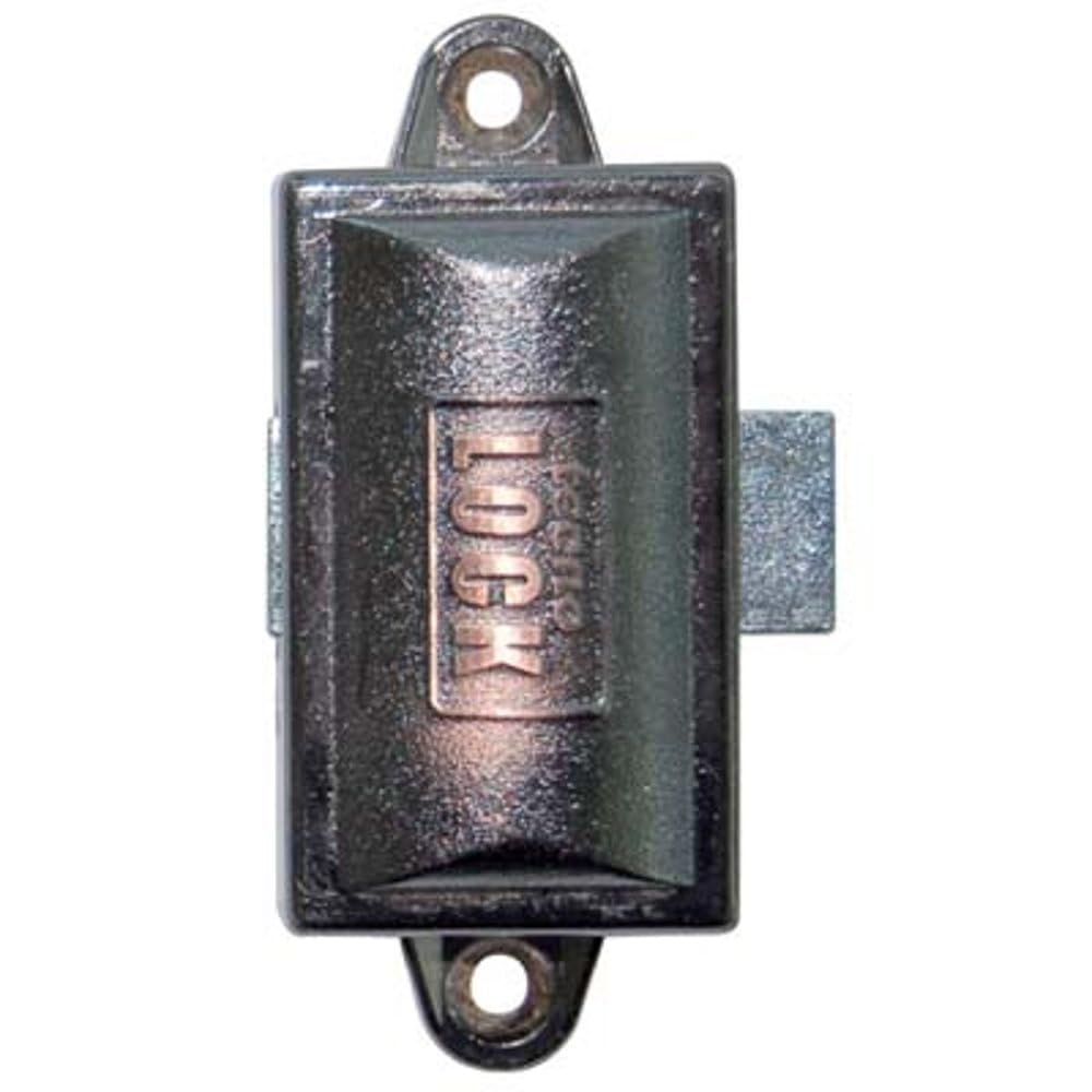 2PZ SERRATURA AD ASTE ROTANTI ZAMA BRONZATA MM 76X32 CHIAVE 1 LEVA MM 17X20