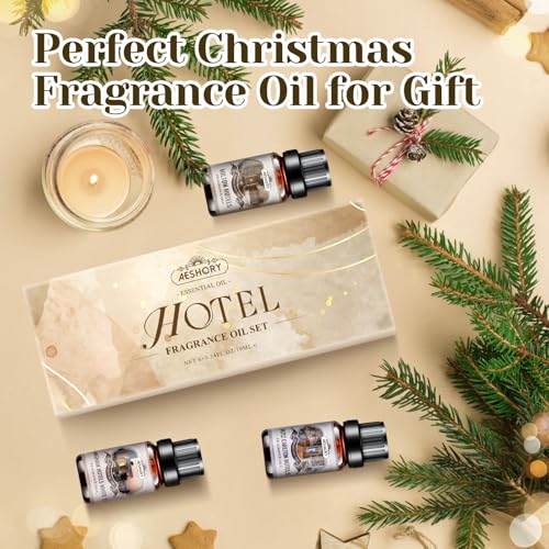 AESHORY 6 x 10ml Hotel Essential Oils Set, Premium Luxury Aroma Oil Scented Oil for Diffuser for Home, Humidifier, Candle Making, Air Freshening - Image 6