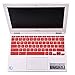 Premium Ultra Thin Acer Keyboard Cover - Perfect Fit Acer Chromebook R11 11" 13" 14" 15.6" CB3-131 CB5 CP5 2016-2018 Never Worry About Liquid Spills or Dust Easy Typing By Casiii | Red