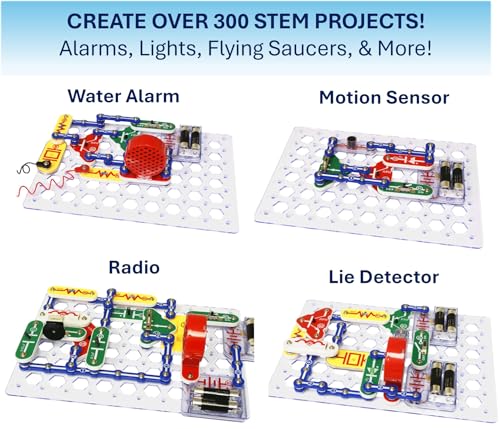 Image of Snap Circuits Classic SC-300 Electronics Exploration Kit | Over 300 Projects | Full Color Manual Parts | STEM Educational Toy for Kids 8+ 2.3 x 13.6 x 19.3 inches (Pack of 6)