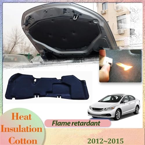 Matériau isolant pour Civic 9e génération thermique capot - 3
