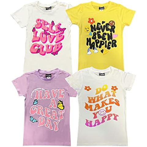 MISS POPULAR Girls Soft Short Sleeve T-Shirts Cover