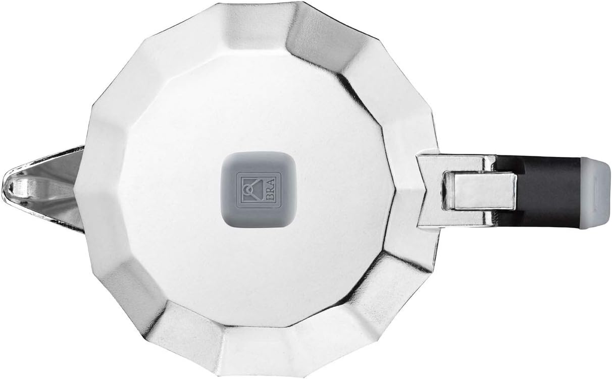 BRA Perfecta – Cafetera Italiana Inducción, Aluminio, capacidad 12 tazas,  color plata : Bra: Amazon.es: Hogar y cocina