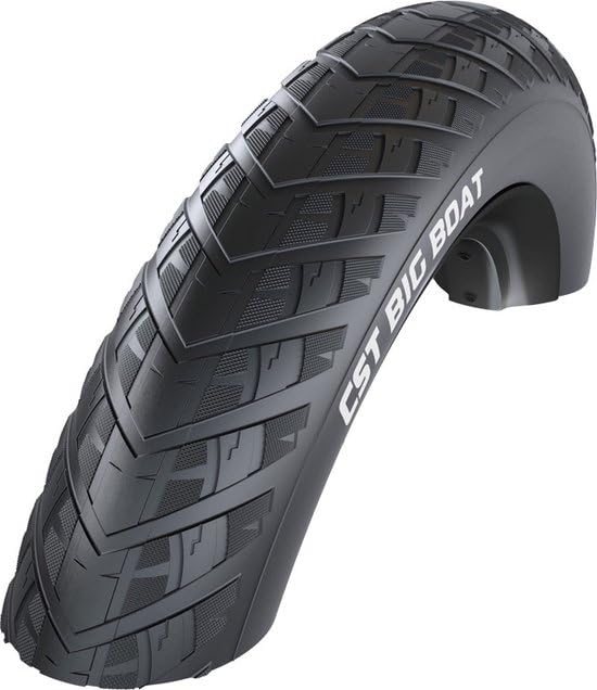 CST Buitenband Boot 20 x 4,00 Fatbike Zwart Met Reflex