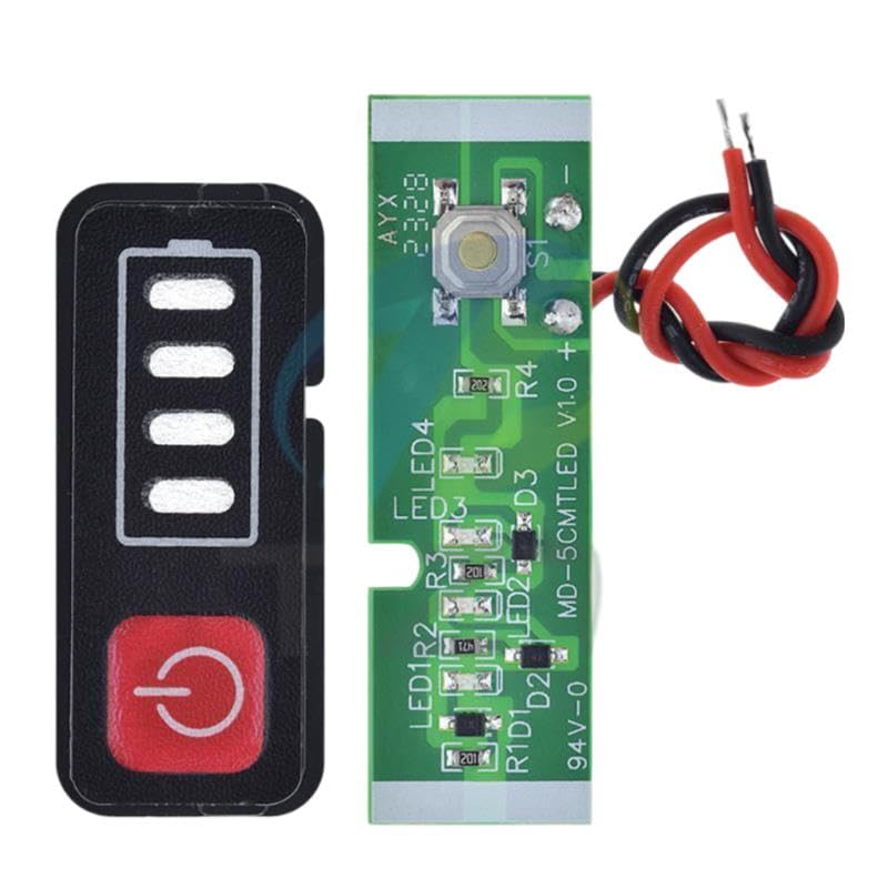 Lithium Display 5S 18V 21V Electric Drill Screwdriver Capacity Indicator Display 18650 Batteries for Ma Kita Color 5PCS