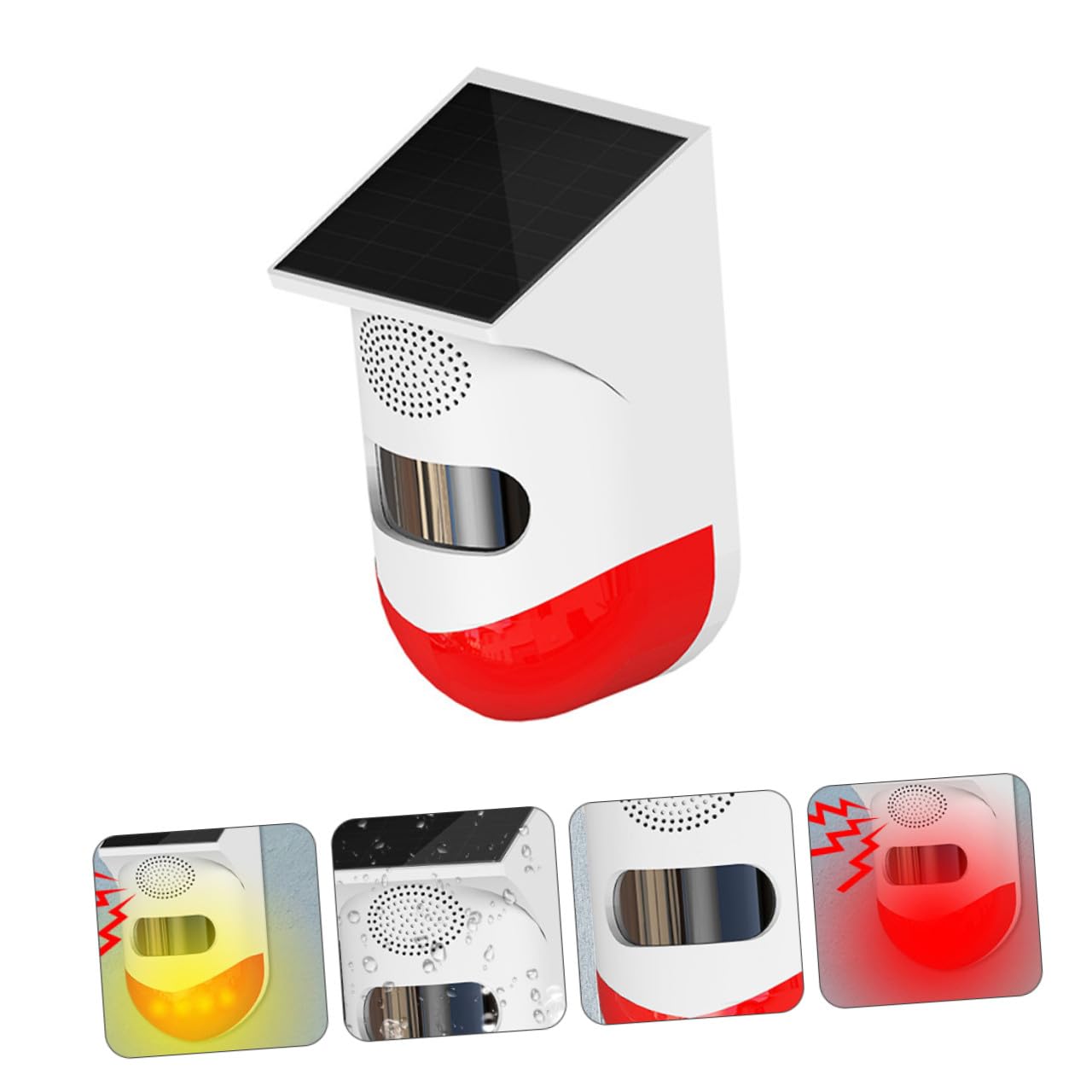 Gatuida 1pezzi Rilevatore Infrarossi Per Porte e Finestre Localizzatore Infrarossi Esterno Sicurezza e Rosso Dispositivo Sicurezza Per Esterni Utilizzabile in Ville Cortili e