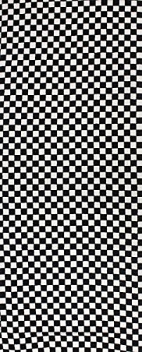 IKS 注染 手ぬぐい 日本製 34×88cm 「市松ブラック」 綿100% 総理生地 (切りっぱなし)