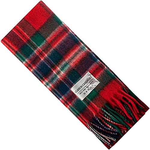 Écharpe cachemire MacFarlane Clan Modern tartan écossais pour hiver