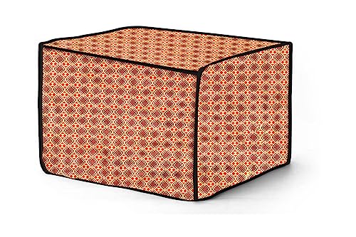 Image of The Furnishing Tree PVC Waterproof Microwave Oven Cover Compatible for Panasonic 27 L Convection NN-CD674MFDG Surface Pattern Brown