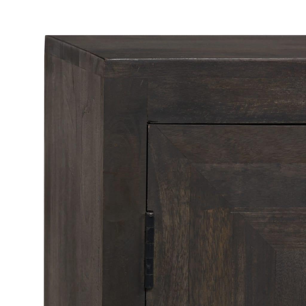 Helloshop26 4402212 - Armario para consola de almacenamiento de madera maciza de mango (76 cm)