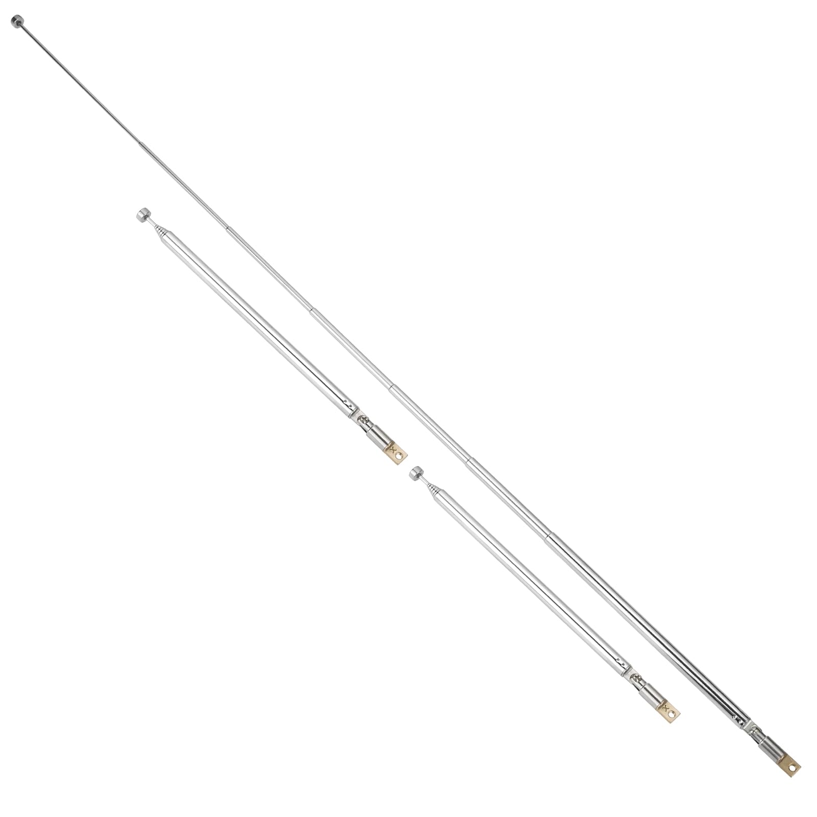 Be In Your Mind 3pcs Radio Telescopic Antenna 7 Sections 77cm Portable Radio Antenna for Base Station Radio Mobile Radio in-Vehicle Radio Portable Radio Handheld Radio