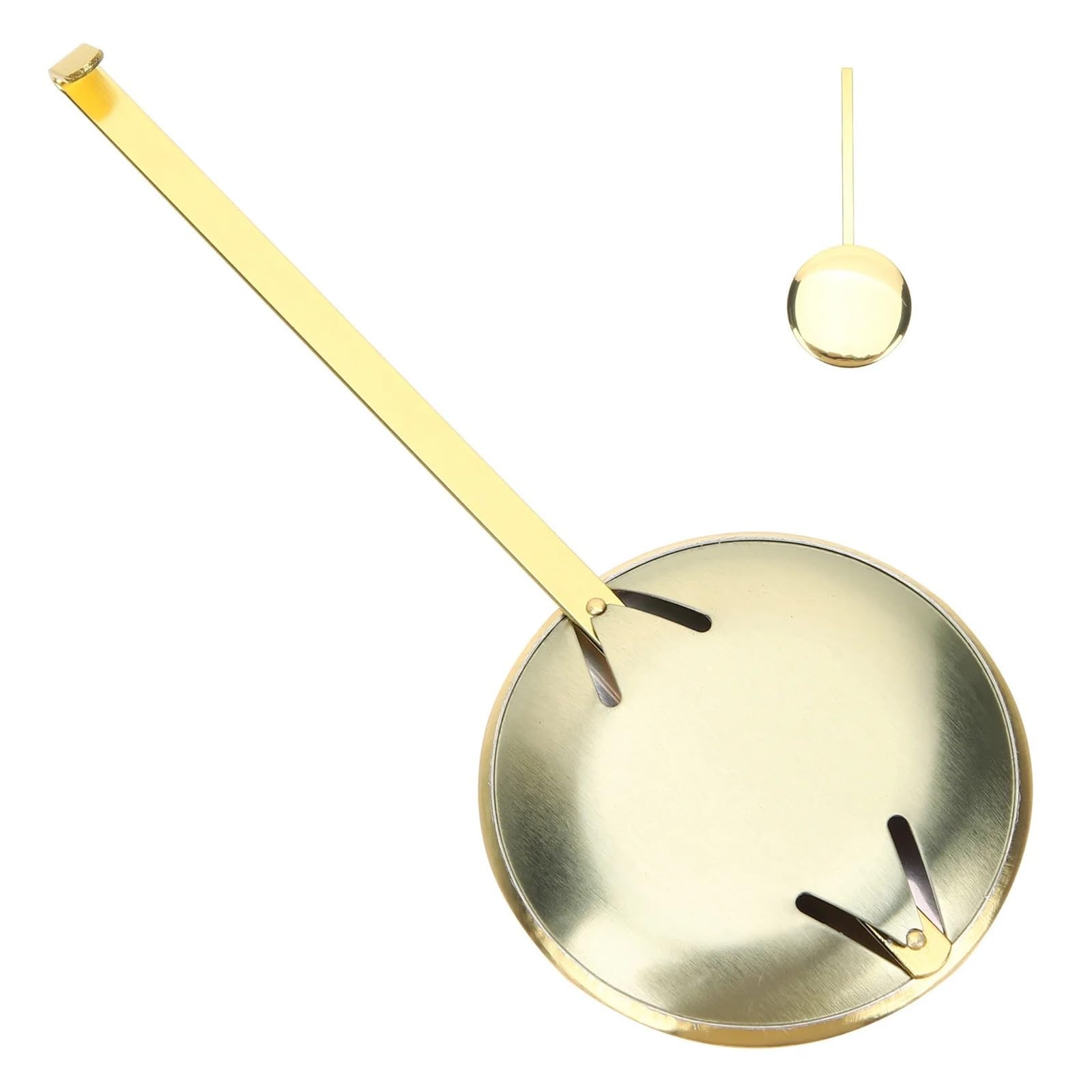 Yeobezn clock pendulum replacement 5Pcs Mini Metal Wall Clock Pendulum Replacement Parts Vintage Mechanical Accessories for Traditional Grandfather