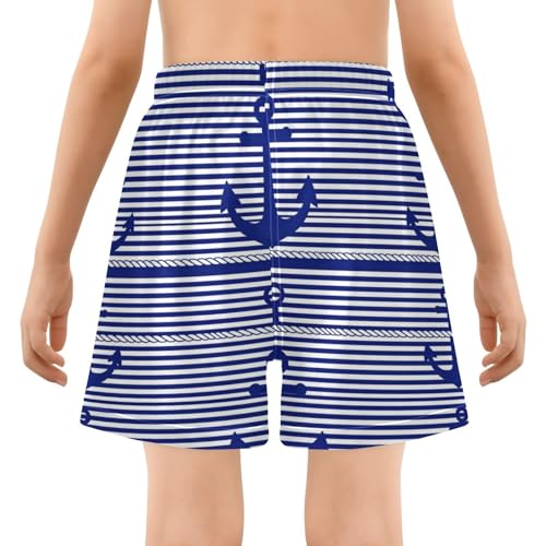 Maillot de bain pour garçon plage vacances motif bleu océan