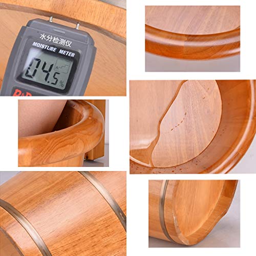 Bañera de pies de madera de roble para spa miniatura 6