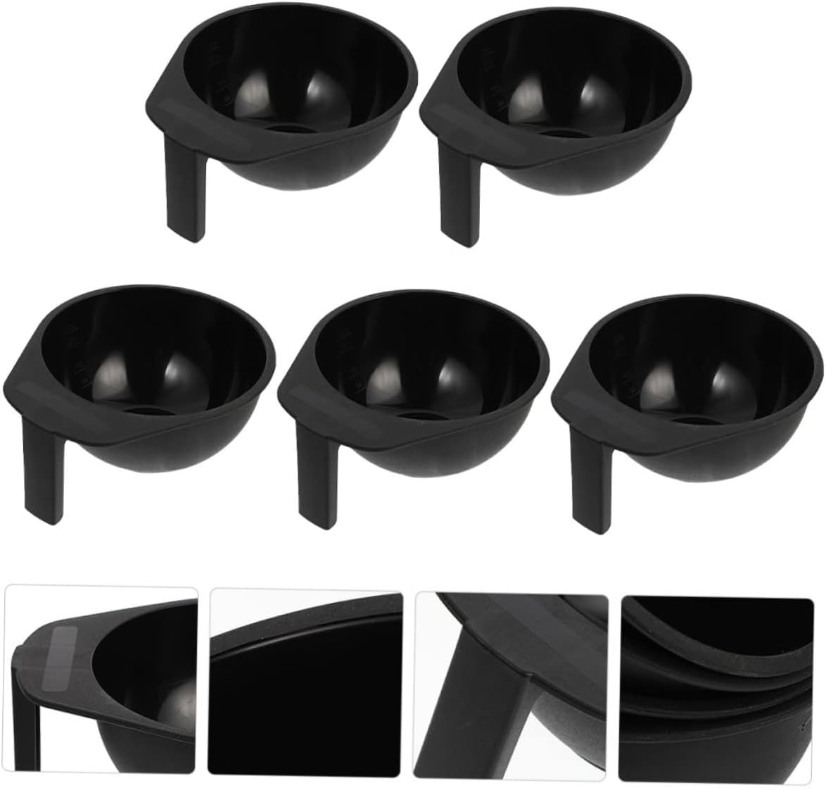 Ipetboom 10pcs Hair Dye Mixing Bowls Professional Tinting Tools for Salon Home Use Lightweight and Color Bowls for Hairdressing Hair Color Applications