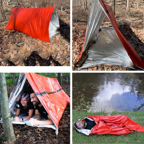 Carpa de Supervivencia de Emergencia Impermeable y Cortaviento miniatura 2