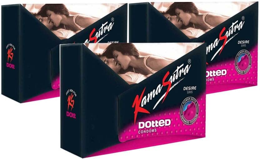 Kamasutra Desire DOTTED Monthly Combo Condom (Set of 3, 12 Each, 36 Sheets)-image-23