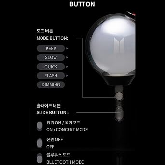 DREAMUS BTS Official Light Stick Map of the Soul Special Edition + BTS Transparent Photocard