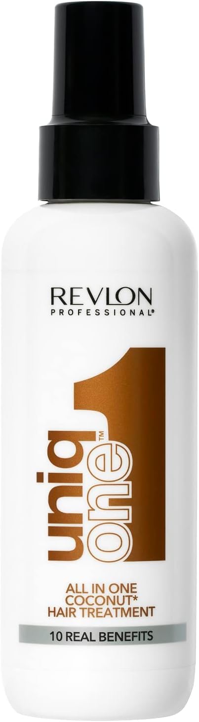 Revlon Professional UniqOne, Masque en Spray Sans Rinçage (150 ml), Soin Cheveux Nourrissant et Réparateur, Formule Vegan, Tous Types de Cheveux