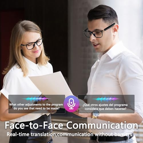 AI Smart Glasses,AI Chat Deepseek R1 and Gemini-2.5 with 164 Translations Supported,Bluetooth Glasses for Men Women,Music Playback & Hands-Free Calling,Physical Color Changing Lens,IP67 Waterproof - Thumbnail 3