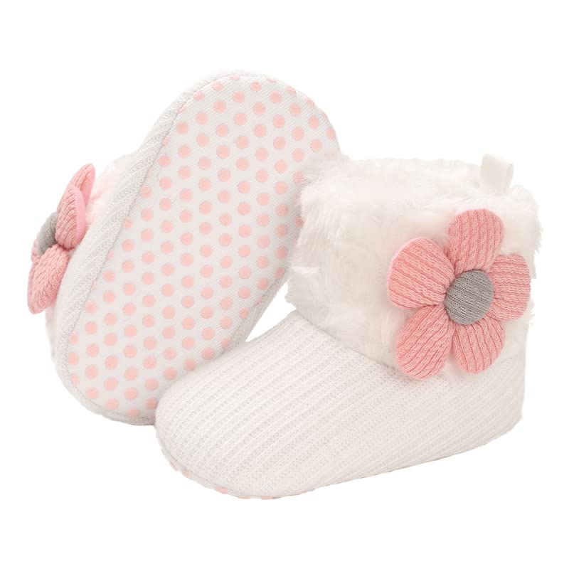 Aisprts Stivaletti Neonata Neonato Caldo Invernali Scarpe Neonato Unisex Con Fodera in Felpa Scarpe Primi Passi...