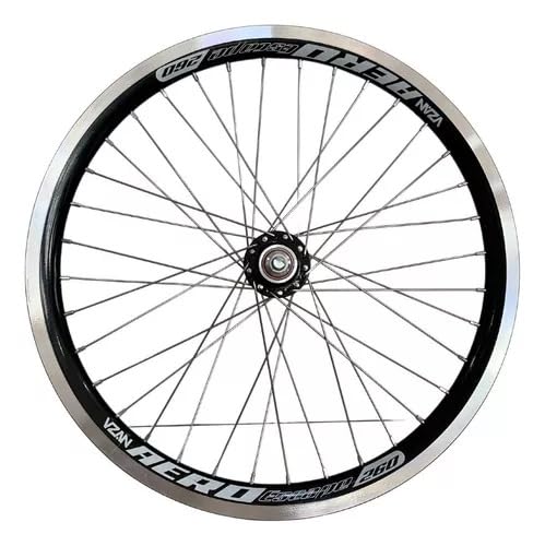 Par Rodas Aro 20 Aero Infantil Viper/Vzan Preto 36F Com Catraca. (Montado).