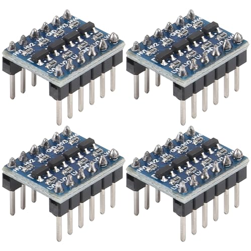 AITIAO 10pcs 4 Channels IIC I2C Logic Level Converter PRE-SOLDERED Bi-Directional Module 3.3V to 5V Shifter for Raspberry Pi and Other Microcontrollers