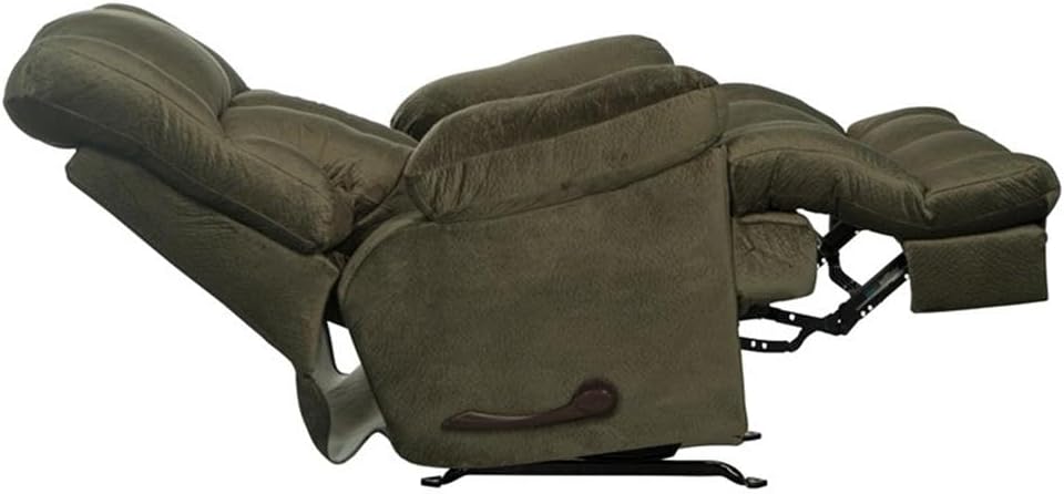 Catnapper Cirrus Rocker Recliner in Sage Green Polyester Fabric