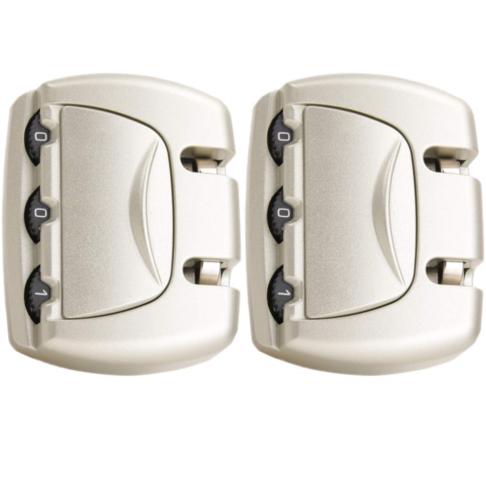 Set di una coppia lucchetti sicurezza con password tipo S008#