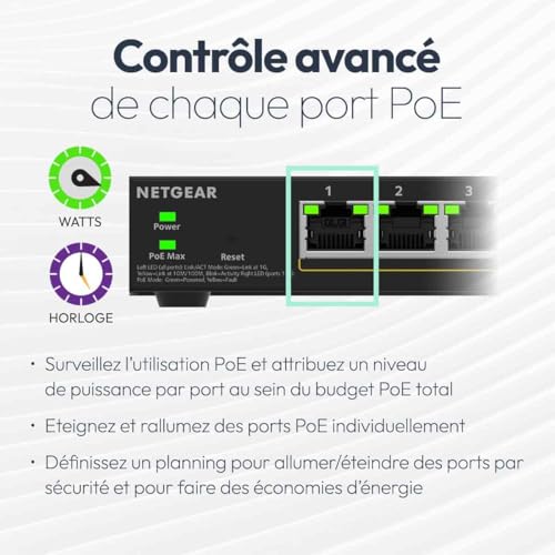 Netgear Smart Switch S350 GS324TP - vue 5