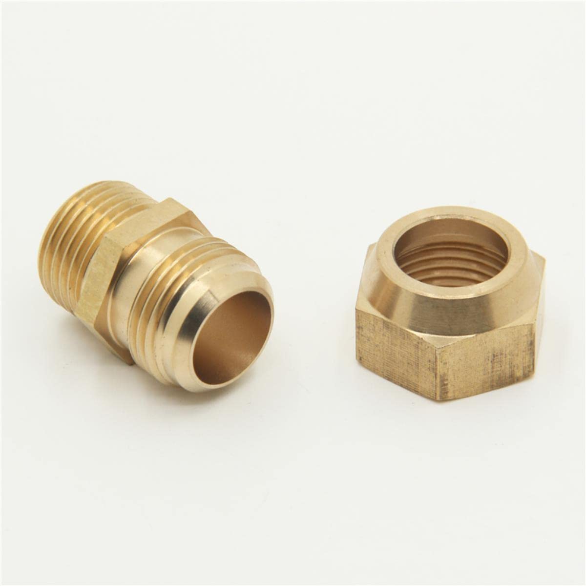Raccord Double Pour Tuyaux Cuivre 1/4" - Sans Soudure, Laiton, étanche - Pour Tuyaux 6,35-6 Mm