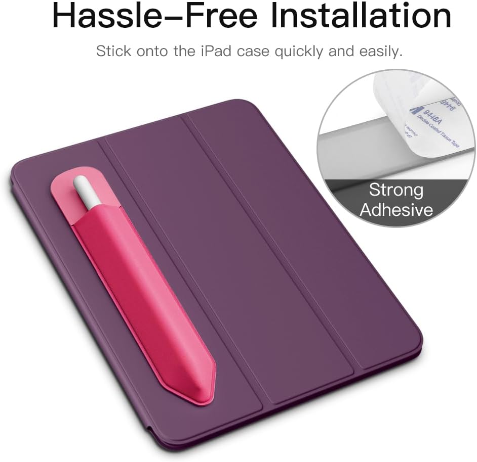 MoKo Adhesive Pencil Case Holder Sticker for Apple Pencil, Watermelon Red image 4