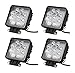 4 X 27W 4.3INCH LED WORK LIGHT 2565LM LED LUCE LAMPADA FARO DA LAVORO FARETTO AUTO BARCA FUORISTRADA CAMION TRATTORI VEICOLI INDUSTRIALI SUV ATV UTE DC 12V 24V