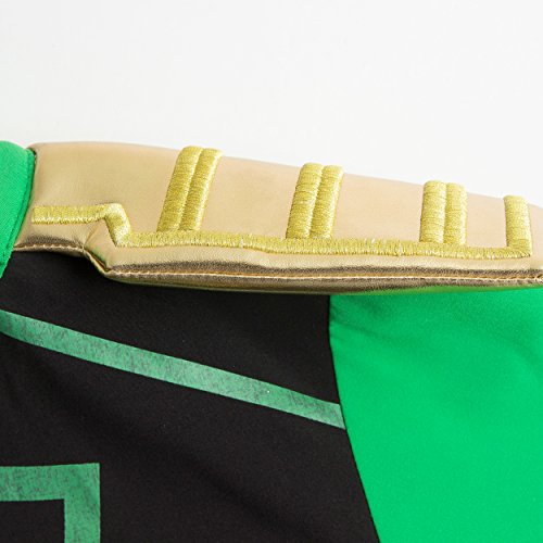 Katara 1771 - Ninja Kostüm Anzug, Kinder, Verkleidung Fasching Karneval, Größe M, Grün Schwarz