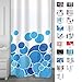 Produktbild RIDDER 403073 Duschvorhang Textil ca. 180 x 200 cm, Kani blau