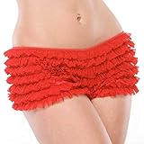 Coquette Women's Ruffled Rhumba Booty Short