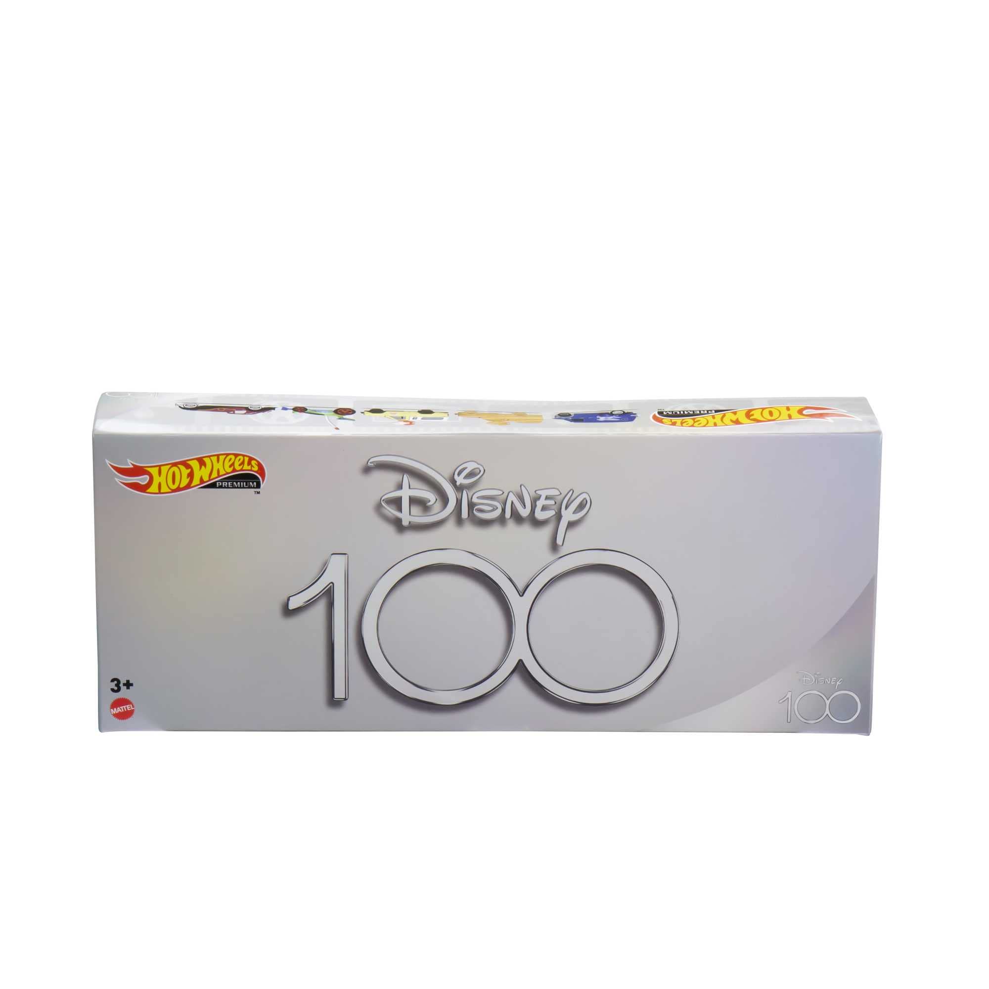 Hot Wheels Coffret De 5 Voitures 100 Ans Disney, en Métal, Issues De L’Univers Disney Et Pixar, Boîte Commémorative, À Collectionner, Jouet Enfant, Dès 4 Ans, HKF06
