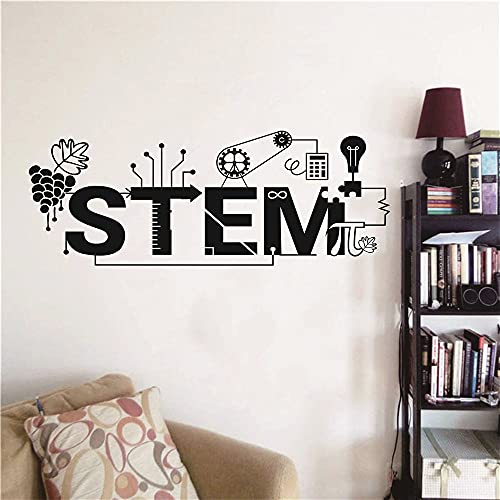 Vinilo Decorativo Negro Educación STEM 40x100 cm miniatura 5
