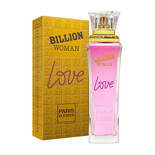 - PARIS ELYSEES - Billion Woman Love - Eau de Toilette - Perfume mujer - Afrutada - Naranja y Mandarina - Colonia mujer - Frasco de 100ml