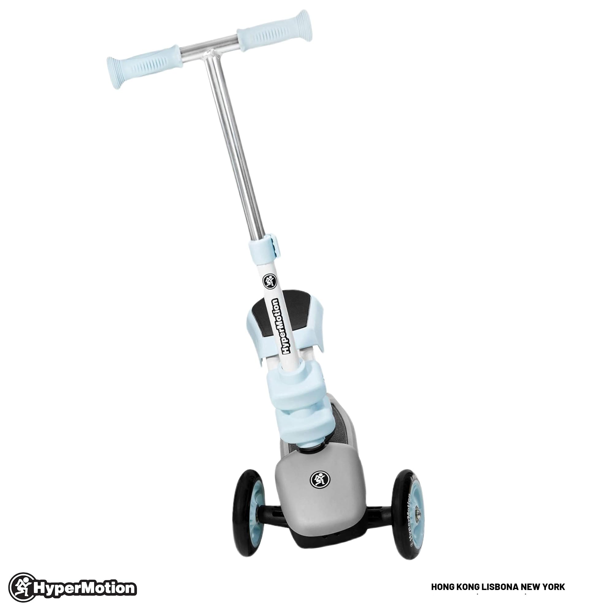 HyperMotion Draisienne - Monopattino da bambino 3 in 1 (carico massimo 50 kg) | triciclo bambino evolutivo da + 1 anno | Poggiapiedi, sedile carico max 20 kg, piattaforma antiscivolo manubrio