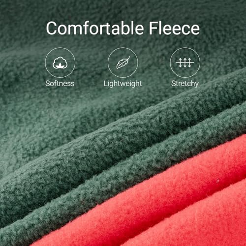 Image of 2Pack Fleece Dog Sweater Vest with Leash Ring Pullover Dog Clothes Sweaters for Small Dogs with Reflective Strip Puppy Clothes Sweater Soft Lightweight Jacket for Fall /Spring /Winter