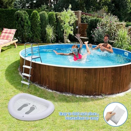 Tina Inflable para Pies para Piscinas, Blanca miniatura 6