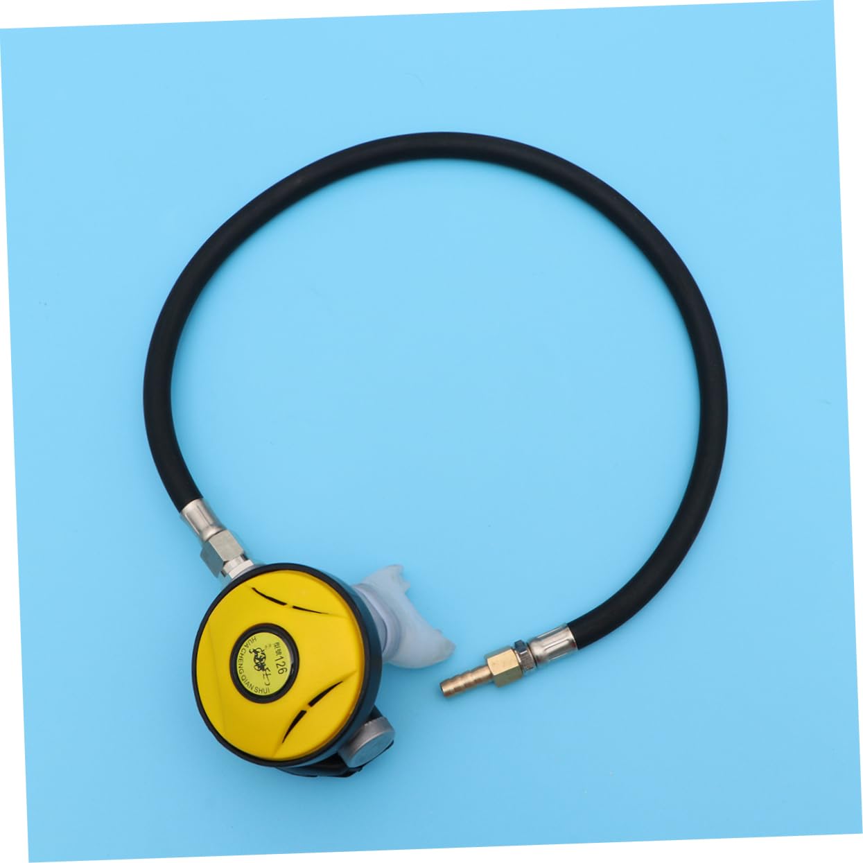 VICASKY 1pc Silicone Diving Breathing Apparatus Lightweight Secondary Regulator for Recreational Diving Enthusiasts Durable Odorless Design Yellow for Beginners and Professionals