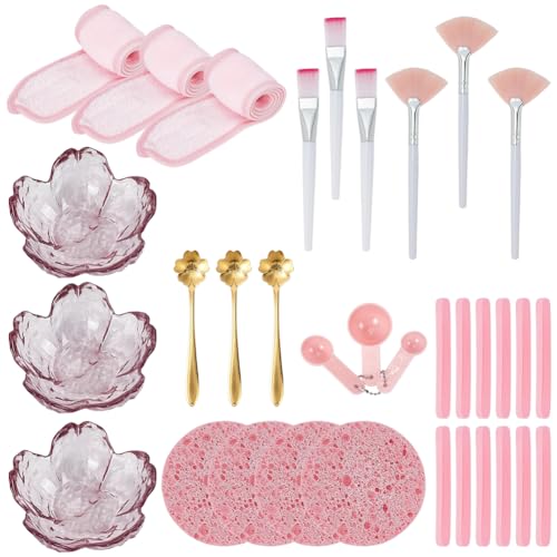 Accessoires esthéticienne pour masques faciaux et soins de peau DIY lors de vos soirées bien-être