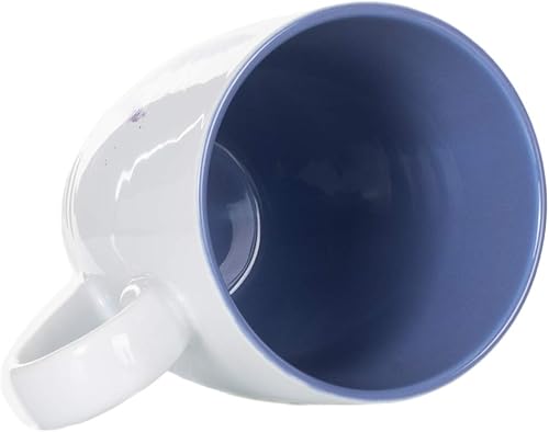 Miniatura 5 de DEMDACO Dean Crouser - Taza floral de cerámica brillante de cerámica con mango de fácil agarre